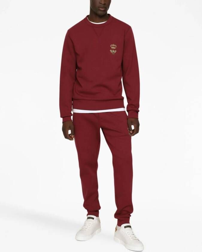 Dolce & Gabbana Sweater met borduurwerk Rood
