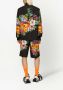 Dolce & Gabbana Bermuda shorts met bloemenprint Zwart - Thumbnail 4