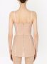 Dolce & Gabbana Satijnen top met veters Roze - Thumbnail 4
