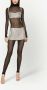 Dolce & Gabbana KIM DOLCE&GABBANA cropped top met stras Zilver - Thumbnail 3