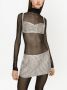 Dolce & Gabbana KIM DOLCE&GABBANA cropped top met stras Zilver - Thumbnail 5