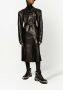 Dolce & Gabbana Leren jas Zwart - Thumbnail 2