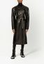 Dolce & Gabbana Leren jas Zwart - Thumbnail 3