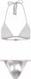 Dolce & Gabbana Triangel bikini Zilver - Thumbnail 3