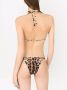Dolce & Gabbana Triangel bikini met luipaardprint Bruin - Thumbnail 4