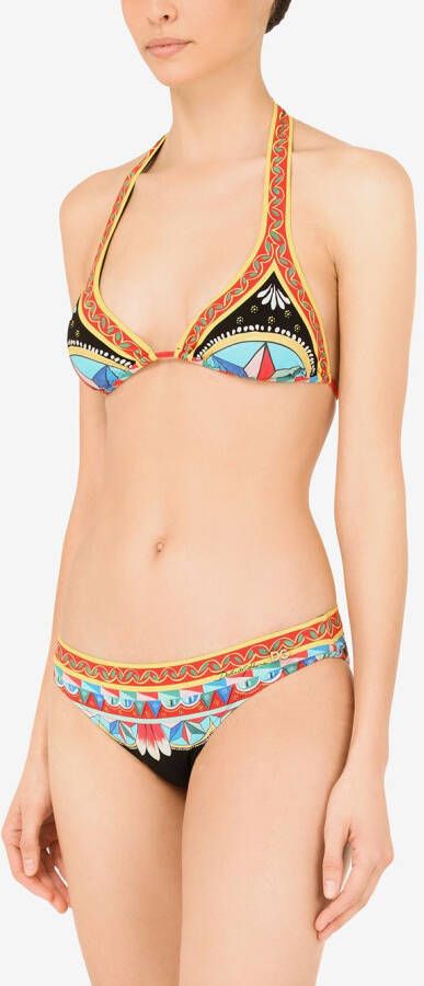 Dolce & Gabbana Traingel bikini met logoprint Zwart