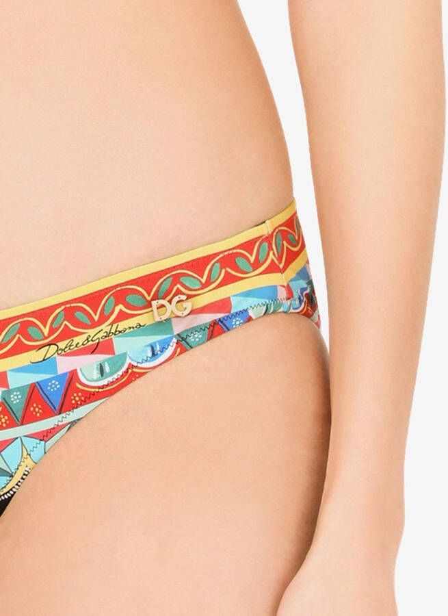 Dolce & Gabbana Traingel bikini met logoprint Zwart