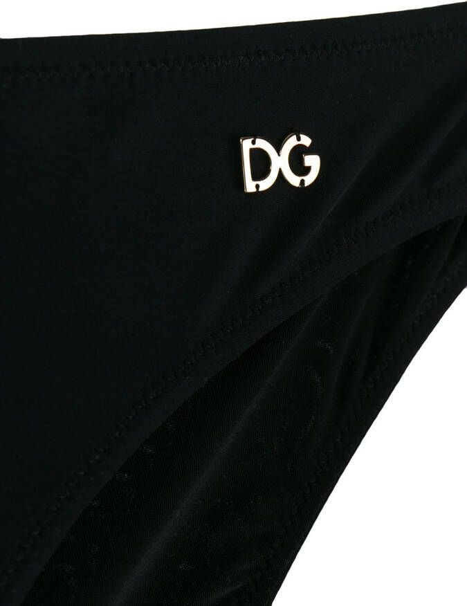 Dolce & Gabbana Bikinibroekje met merk Zwart