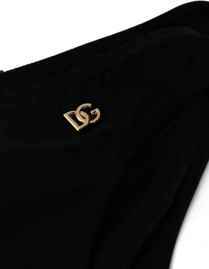 Dolce & Gabbana Bikinislip met logoplakkaat Zwart