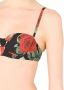 Dolce & Gabbana Bikinitop met roosprint Zwart - Thumbnail 4