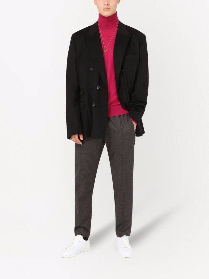 Dolce & Gabbana Blazer met dubbele rij knopen Blauw