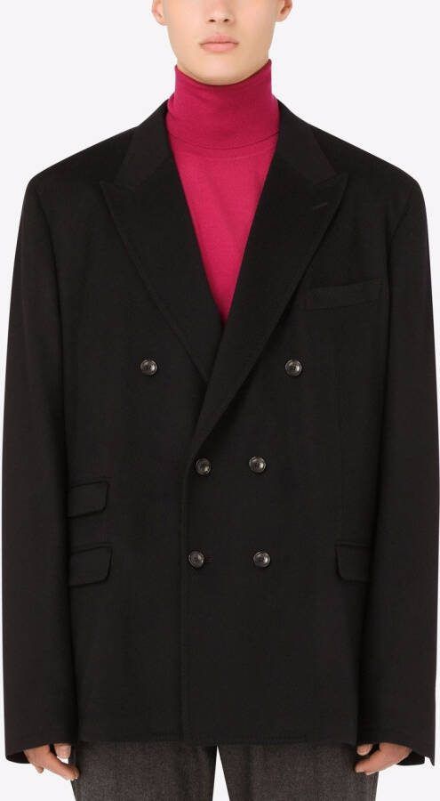 Dolce & Gabbana Blazer met dubbele rij knopen Blauw