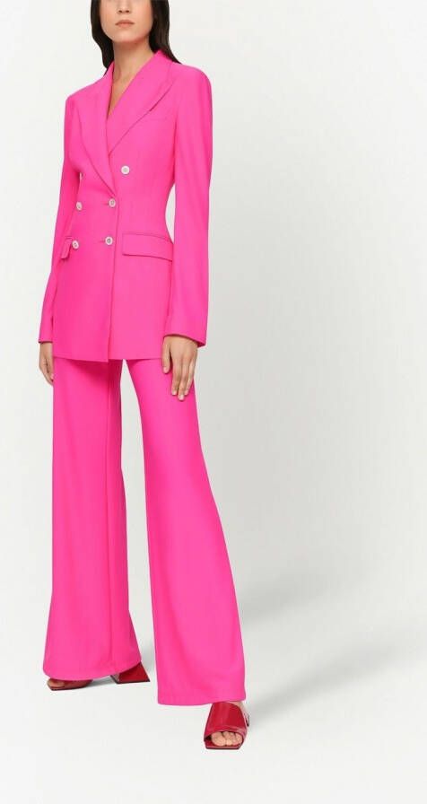 Dolce & Gabbana Blazer met dubbele rij knopen Roze