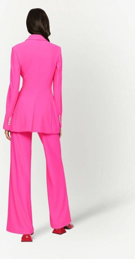 Dolce & Gabbana Blazer met dubbele rij knopen Roze