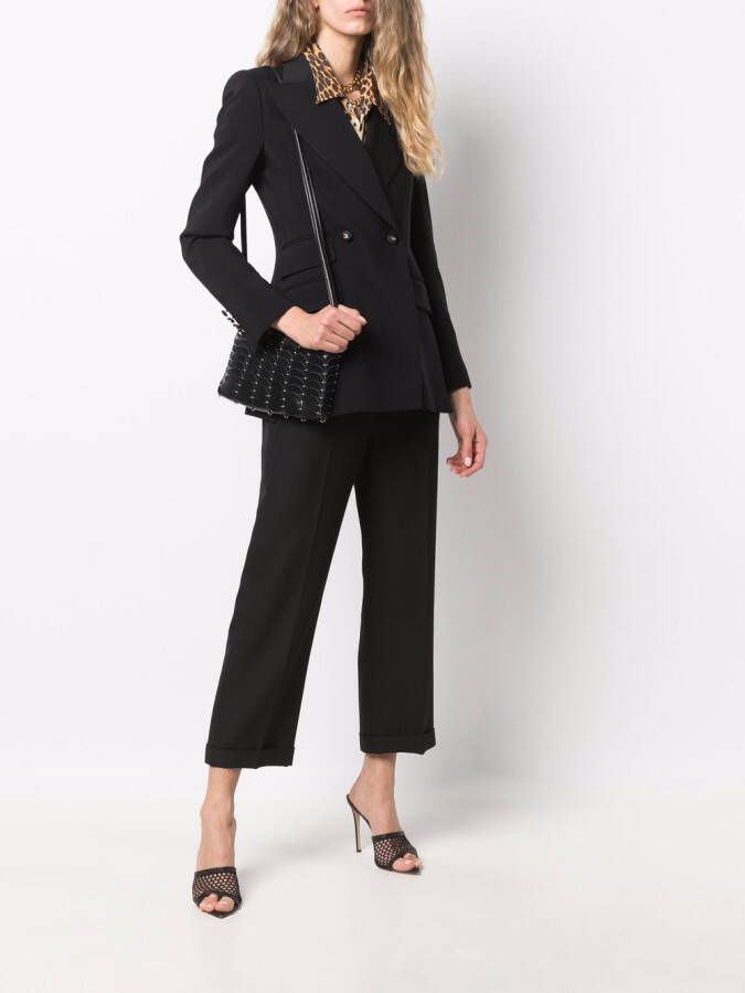 Dolce & Gabbana Blazer met dubbele rij knopen Zwart