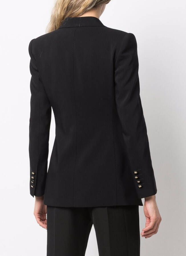 Dolce & Gabbana Blazer met dubbele rij knopen Zwart