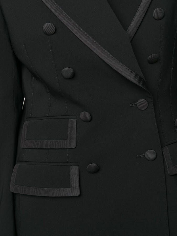 Dolce & Gabbana Blazer met dubbele rij knopen Zwart