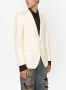Dolce & Gabbana Blazer met enkele rij knopen en DG-logo jacquard Beige - Thumbnail 5