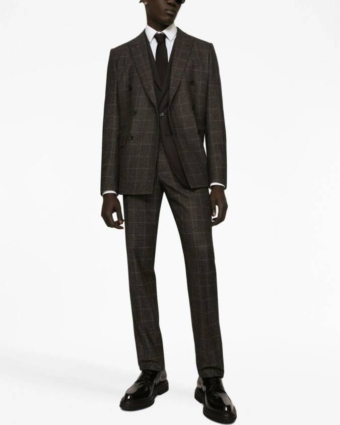 Dolce & Gabbana Blazer met enkele rij knopen Blauw