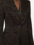 Dolce & Gabbana Turlington blazer met enkele rij knopen en bloemenjacquard Bruin - Thumbnail 5