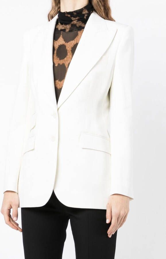 Dolce & Gabbana Turlington blazer met enkele rij knopen Wit