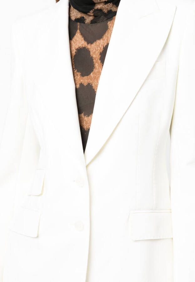Dolce & Gabbana Turlington blazer met enkele rij knopen Wit