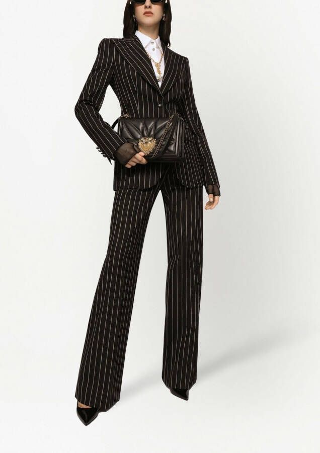 Dolce & Gabbana Turlington blazer met enkele rij knopen Zwart