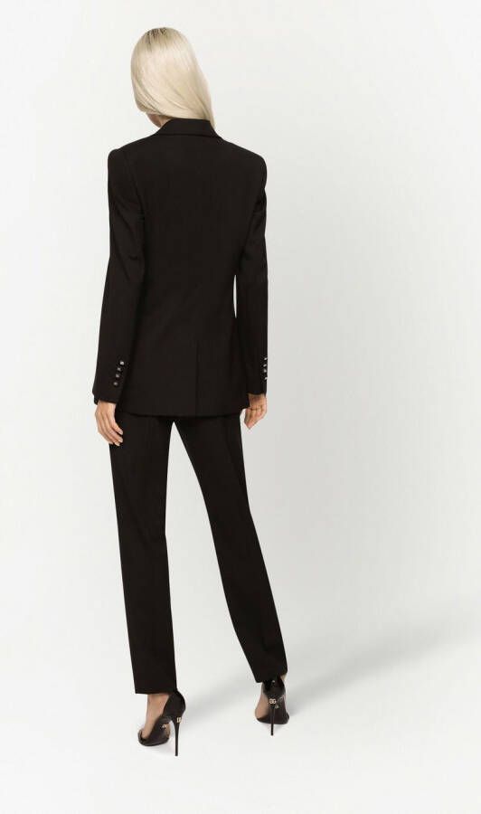 Dolce & Gabbana Turlington blazer met enkele rij knopen Zwart