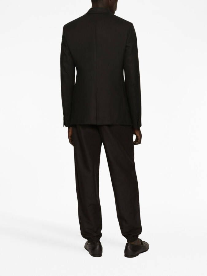 Dolce & Gabbana Blazer met enkele rij knopen Zwart