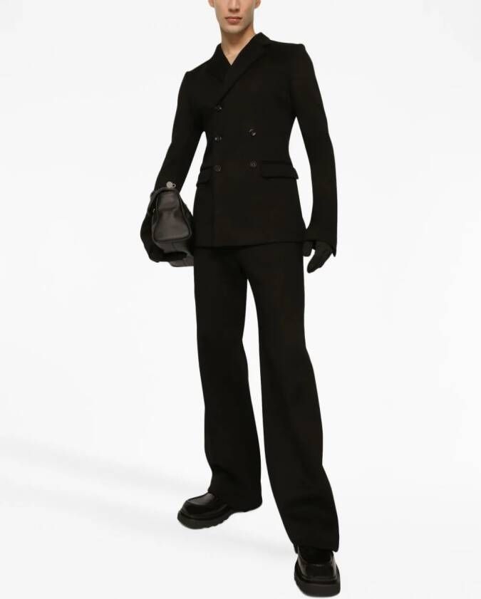 Dolce & Gabbana Blazer met enkele rij knopen Zwart