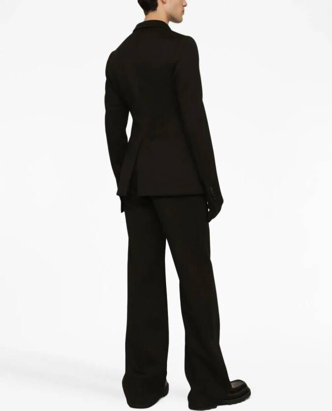Dolce & Gabbana Blazer met enkele rij knopen Zwart