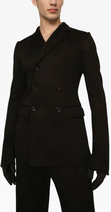 Dolce & Gabbana Blazer met enkele rij knopen Zwart