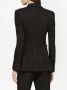 Dolce & Gabbana Turlington blazer met enkele rij knopen en jacquard Zwart - Thumbnail 4