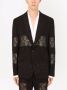 Dolce & Gabbana Blazer met enkele rij knopen en kanten vlak Zwart - Thumbnail 3