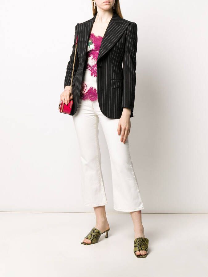 Dolce & Gabbana Blazer met krijtstreep Zwart