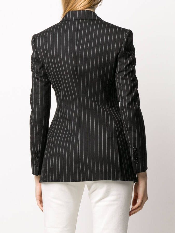 Dolce & Gabbana Blazer met krijtstreep Zwart