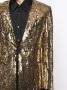 Dolce & Gabbana Verfraaide blazer met enkele rij knopen Goud - Thumbnail 5