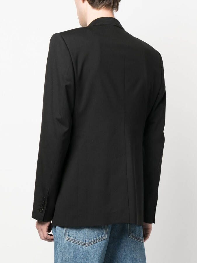 Dolce & Gabbana Blazer met dubbele rij knopen Zwart