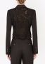 Dolce & Gabbana Cropped blazer Zwart - Thumbnail 4
