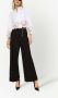 Dolce & Gabbana Cropped popeline blouse met kanten vlakken Wit - Thumbnail 2