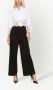 Dolce & Gabbana Cropped popeline blouse met kanten vlakken Wit - Thumbnail 3