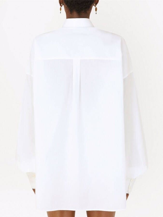 Dolce & Gabbana Broderie anglaise blouse Wit