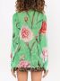 Dolce & Gabbana Blouse met bloemenprint Groen - Thumbnail 4