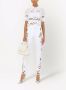 Dolce & Gabbana Poloshirt met geborduurd mesh Wit - Thumbnail 2