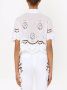 Dolce & Gabbana Poloshirt met geborduurd mesh Wit - Thumbnail 4