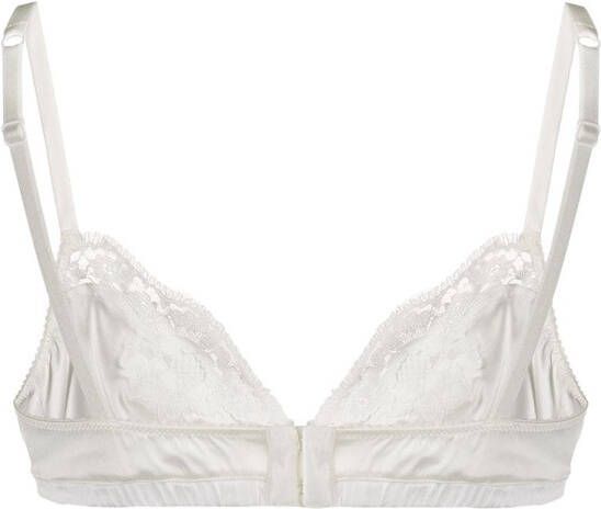 Dolce & Gabbana Blouse met inzetstukken van kant Wit