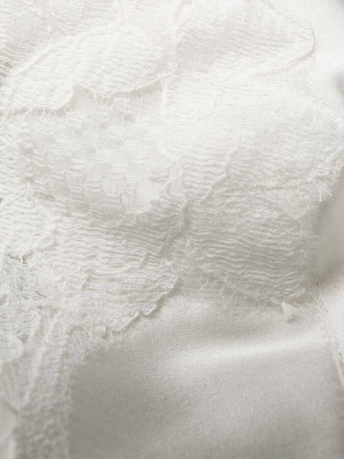 Dolce & Gabbana Blouse met inzetstukken van kant Wit