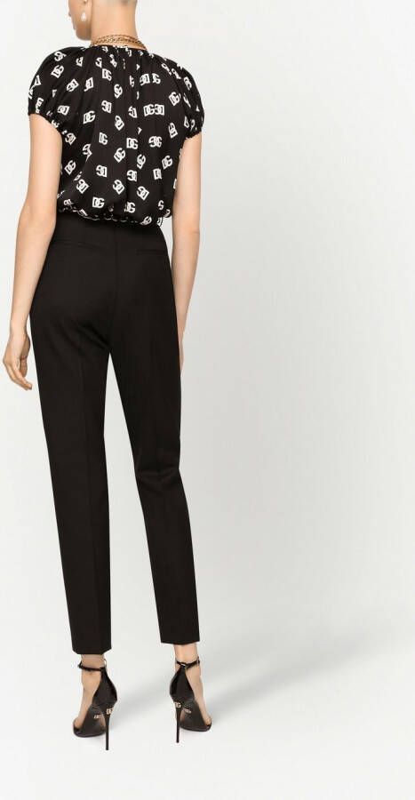Dolce & Gabbana Zijden shirt Zwart
