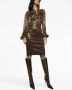 Dolce & Gabbana Blouse met luipaardprint Bruin - Thumbnail 2