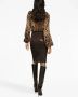 Dolce & Gabbana Blouse met luipaardprint Bruin - Thumbnail 4